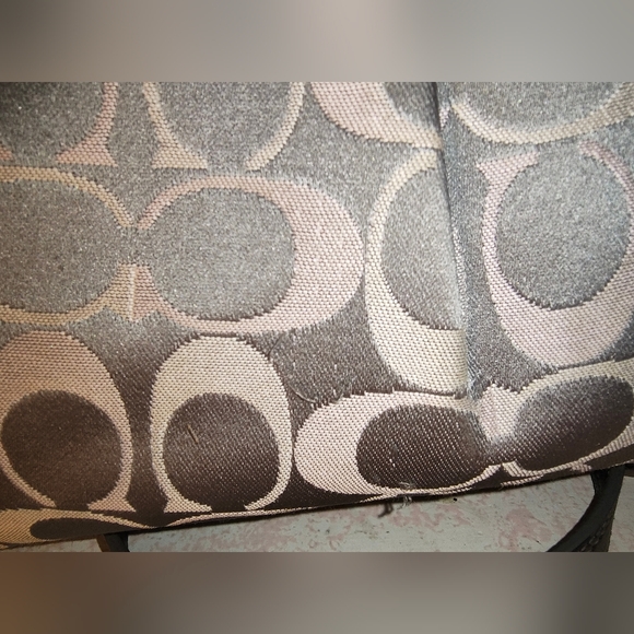 Coach Grey Tricolored Monogram Crossbody - Picture 5 of 9